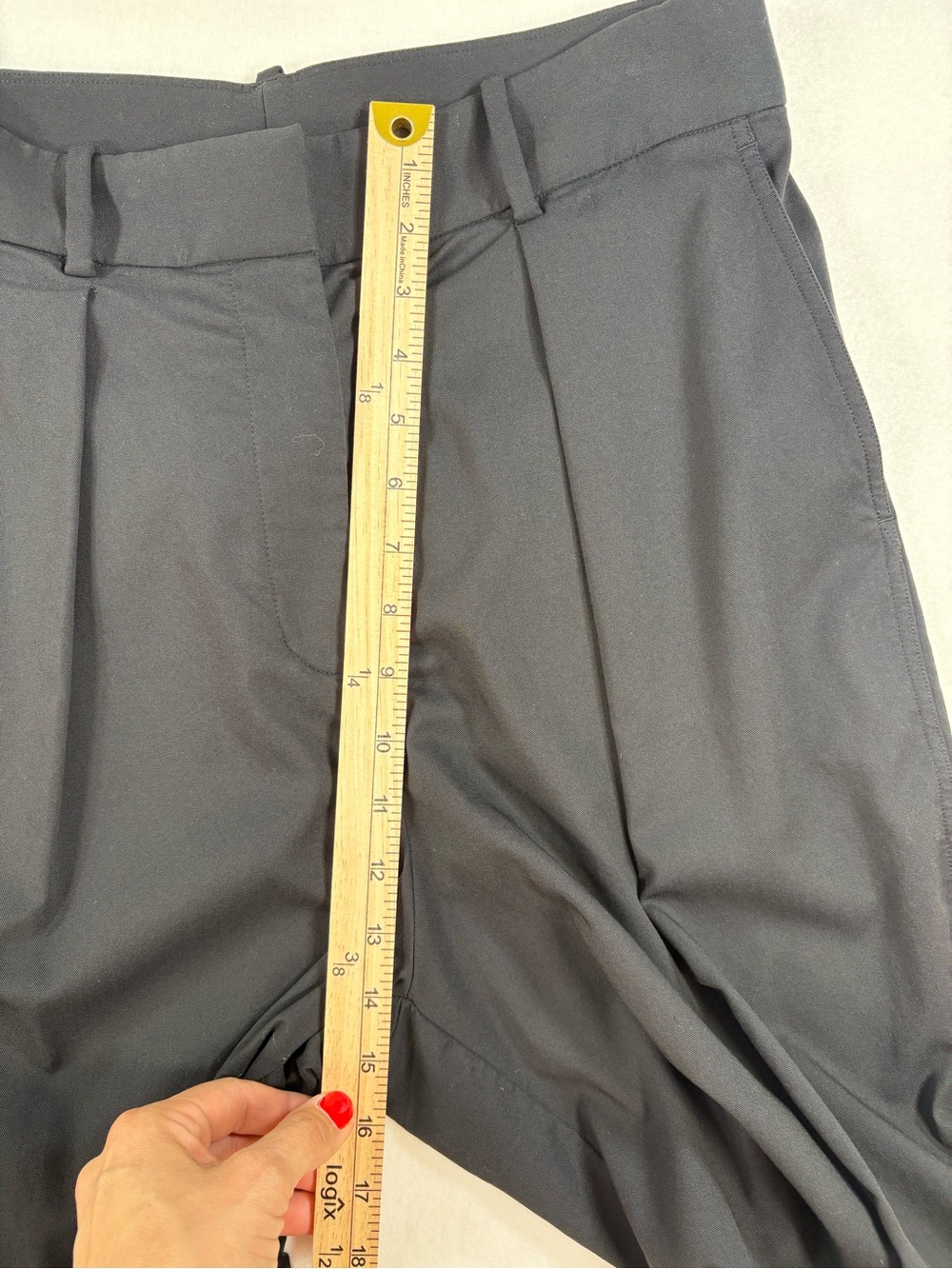 Lululemon Pleat-Front High-Rise Trouser Regular 10 Black - Picture 12 of 13